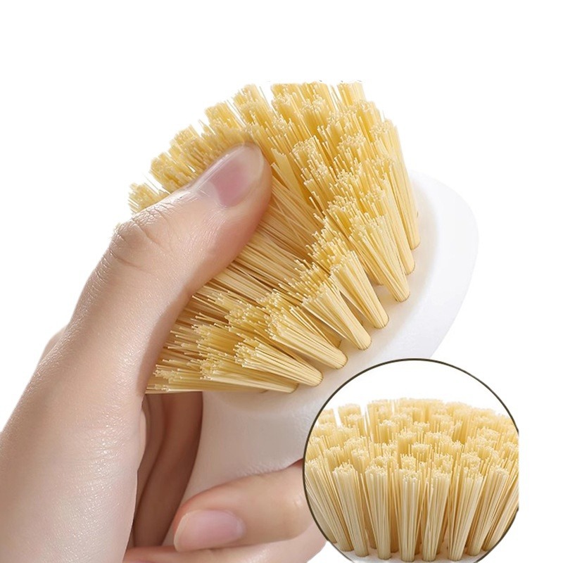 Pot Brush Household Kitchen Brush Pot Washing Pan Washing Pan Oil-free Brush Brush Bowl Long Handle Cleaning Brush Degreasing Bowl Brush