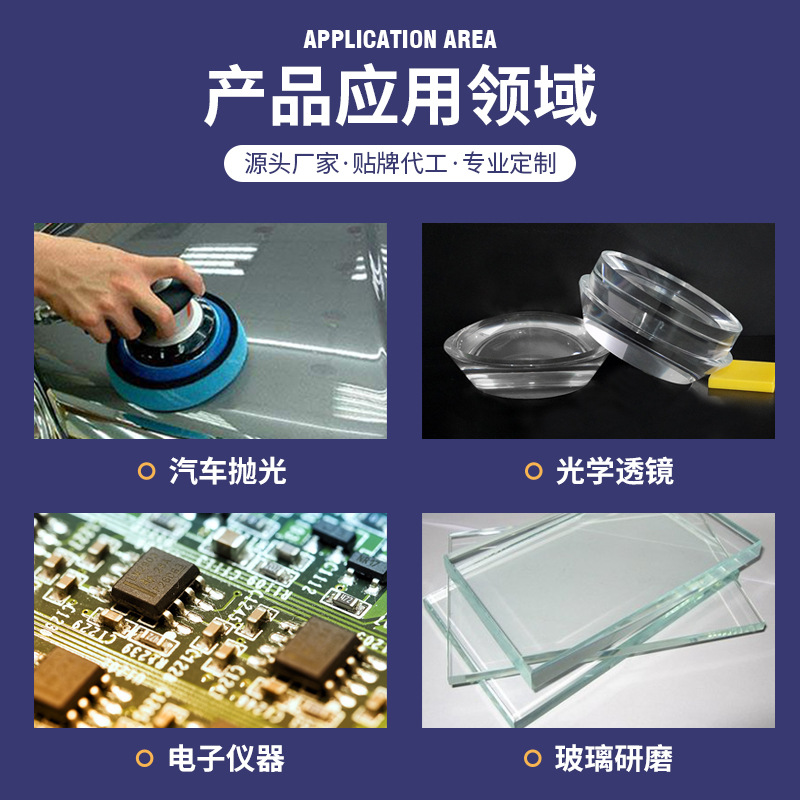 Ceo2 (High Cerium) Polishing Powder Rare Earth Polishing Powder Optical Glass Flat Glass Optical Instruments