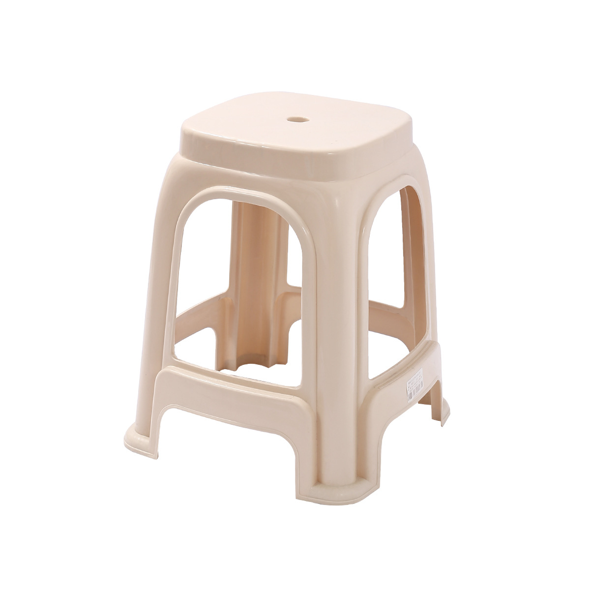 Wholesale Thickened Plastic Stool Bench Household Commercial Plastic Square Stool Chair Thickened Plastic Stool Plastic High