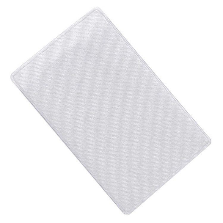 Printed plastic card cover transparent frosted kidnapper printing anti-magnetic bank logo ID card frosted spoof protective cover