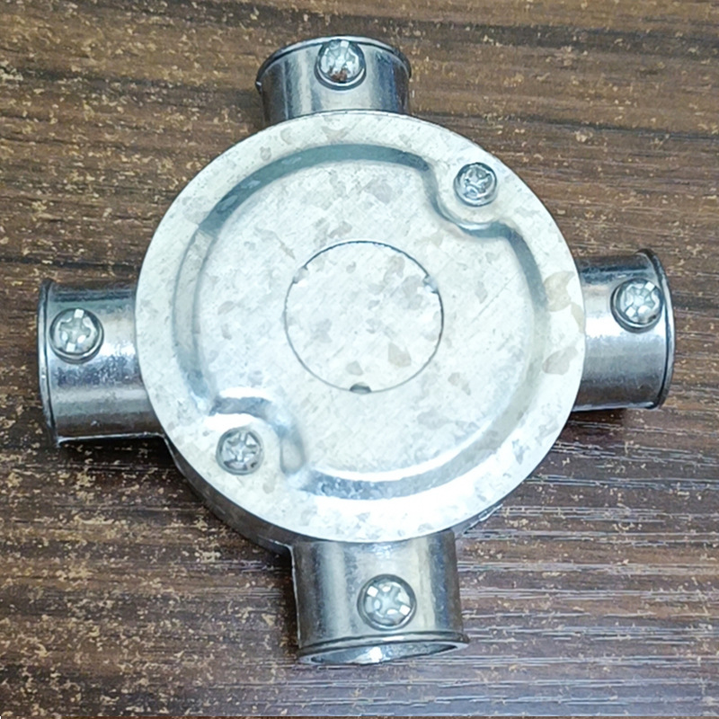 Custom-Made Three-Column Junction Box with Top Screw, Three-Way and Four-Way Junction Box, 1/2 Inch and 3/4 Inch Angle Junction Box, Distribution Box Junction Box