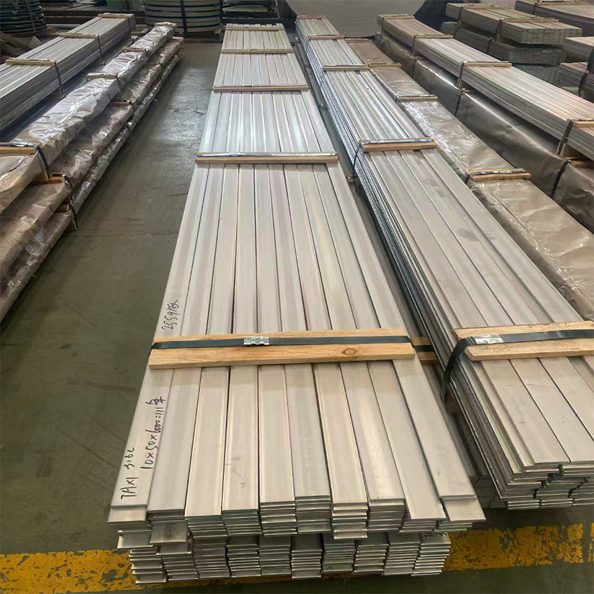 304 Stainless Steel Flat Steel Flat Iron 316L 310S 2205 Stainless Steel Profile Stainless Steel Brushed Flat Steel