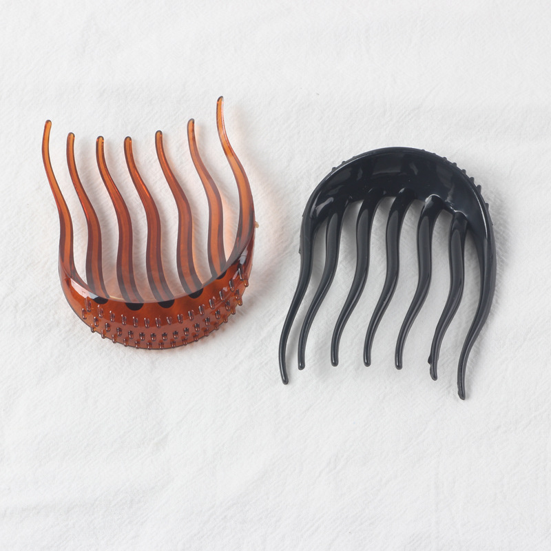 6015 Korean style hot sale fashion hair accessories headdress fluffy ponytail comb insert comb hair comb hairdressing styling updo tools