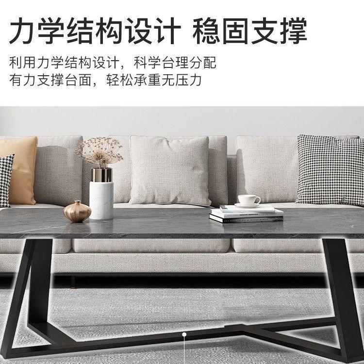 Coffee Table Light Luxury Modern Coffee Table Living Room Home Small Apartment Coffee Table Nordic Marble Pattern Small Coffee Table Small Table