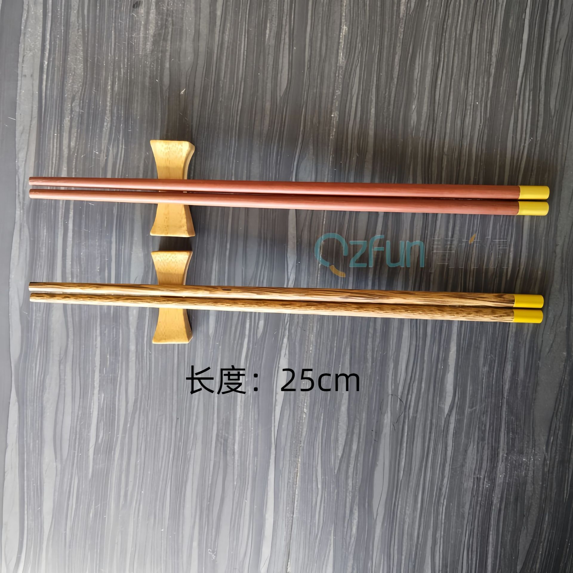 New Chinese Style Chicken Wings Wooden Chopsticks Dome Blessed Chopsticks Wooden Red Sandalwood Chopsticks Household Solid Wood Chopsticks
