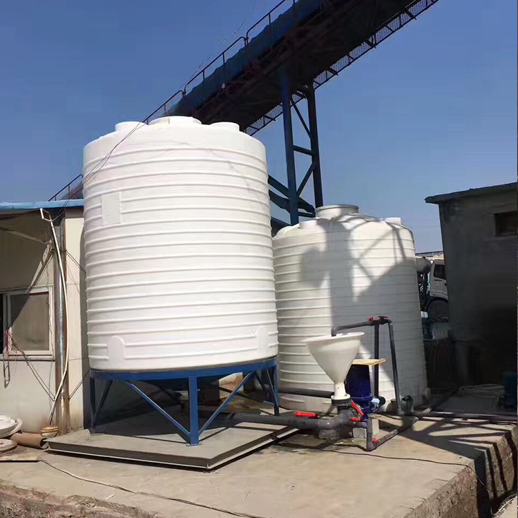 New Product 20 Tons 30 Cubic Pe Dosing Mixing Barrel with Motor Pacpam Chemical Sewage Plastic Fertilizer Tank Large Barrel