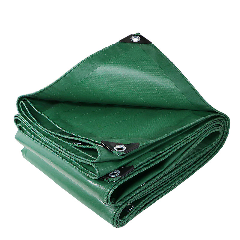 Pvc Reinforced Knife Scraper Waterproof, Sunproof, Rainproof, Wear-Resistant, Odor-Free Canvas Tarpaulin Green Rainproof Cloth
