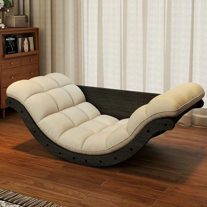 Кресло-качалка в форме банана, кресло-реклайнер для балкона, диван для гостиной, односпальное ретро кресло для маленькой квартиры