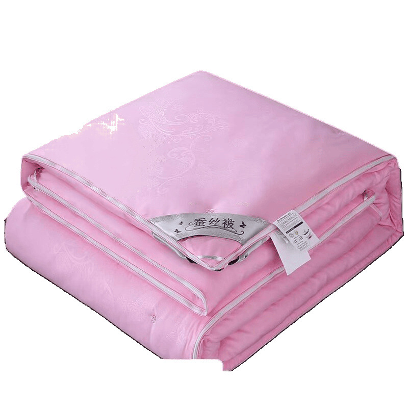 Tongxiang Silk Quilt Mulberry Silk Quilt Zipper Two-in-One Thickened Winter Quilt Spring and Autumn Seasons Air Conditioning Universal
