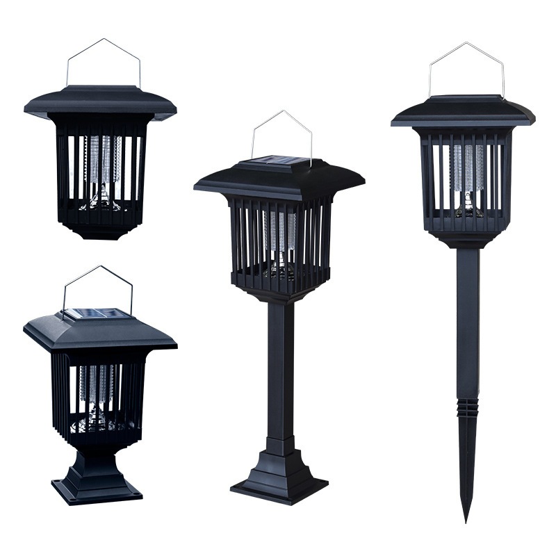 Solar Mosquito Killer Lamp Outdoor Mosquito Killer Home Physical Electric Mosquito Repellent Outdoor Courtyard Balcony Lighting Mosquito Killer Lamp