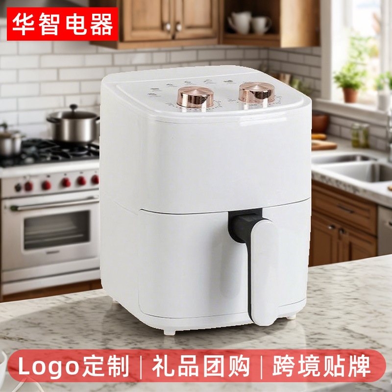 Воздушный фритюрник, большой объем, визуальный, 6 литров