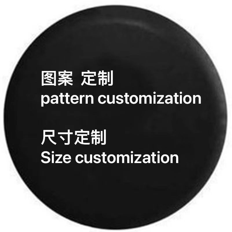 Thickened Pvc Leather Car External Tire Protection Cover Spare Tire Cover Suv Off-Road Pickup Truck Cross-Border Source Manufacturer