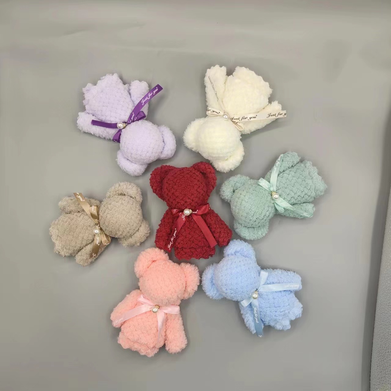 Полотенце квадратное в форме медведя для свадьбы, дня рождения, церемонии возврата, высокое цветовое значение, ананас