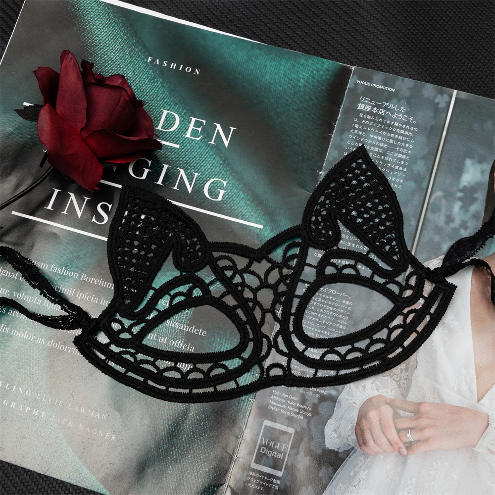 Новые сексуальные аксессуары для нижнего белья Сексуальная кружевная маска с вырезами Принцесса аксессуары 9012