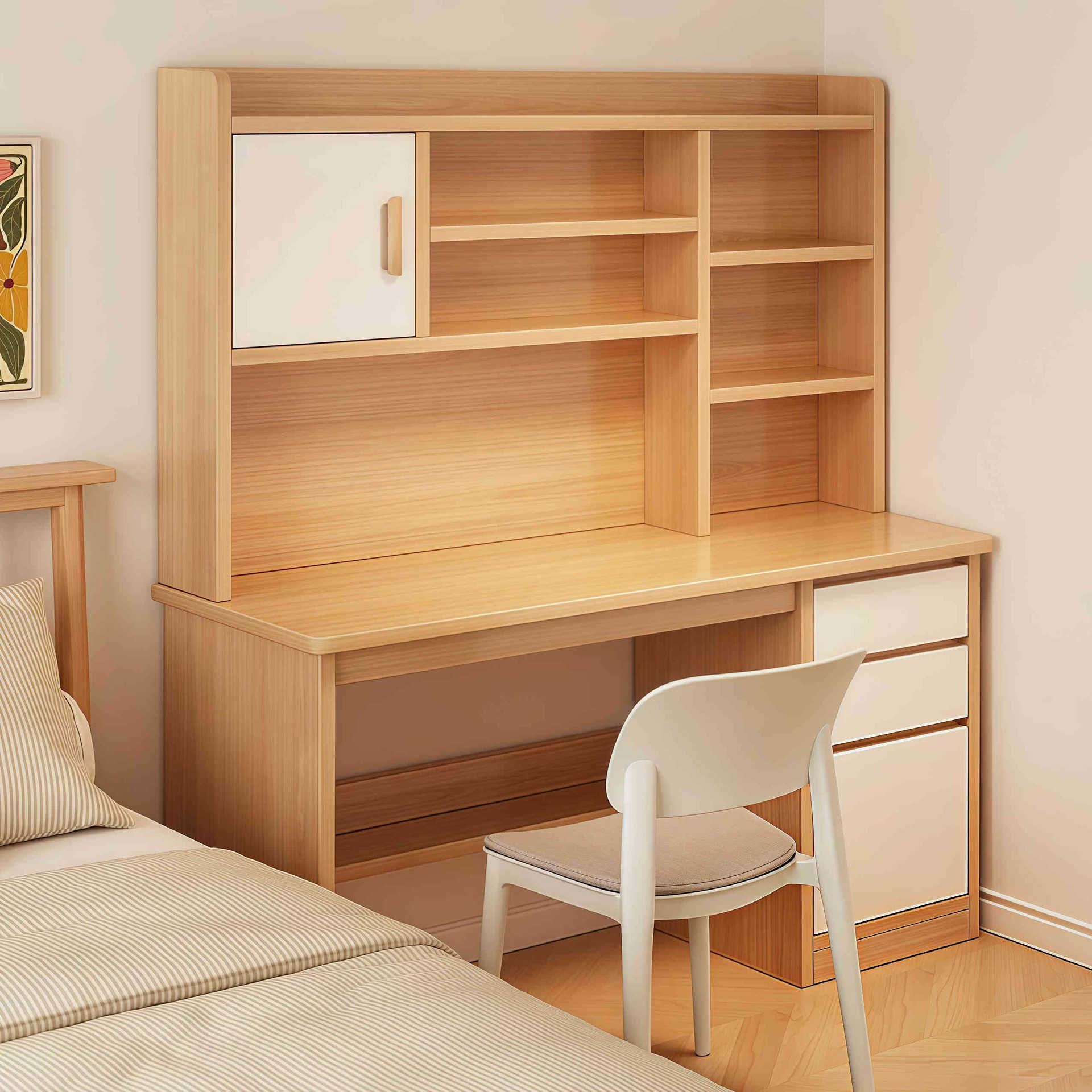 Студенческий стол, учебный стол, книжная полка, интегрированный стол, специальный компьютерный стол, стол для письма