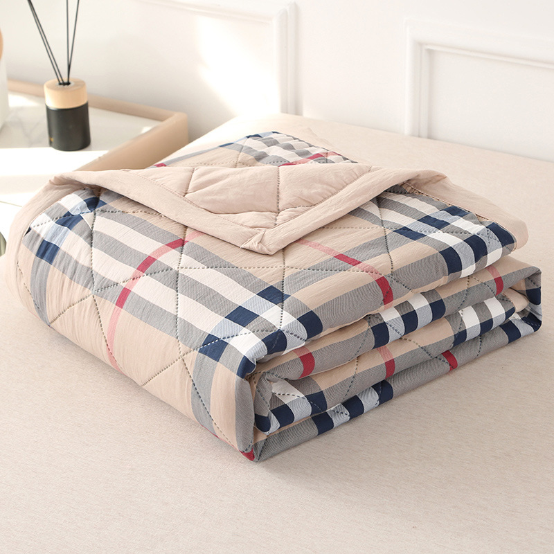 Плед с кондиционером, подарочный плед, подарочная коробка, плед с кондиционером, акция на открытие, стеганый хлопковый летний плед