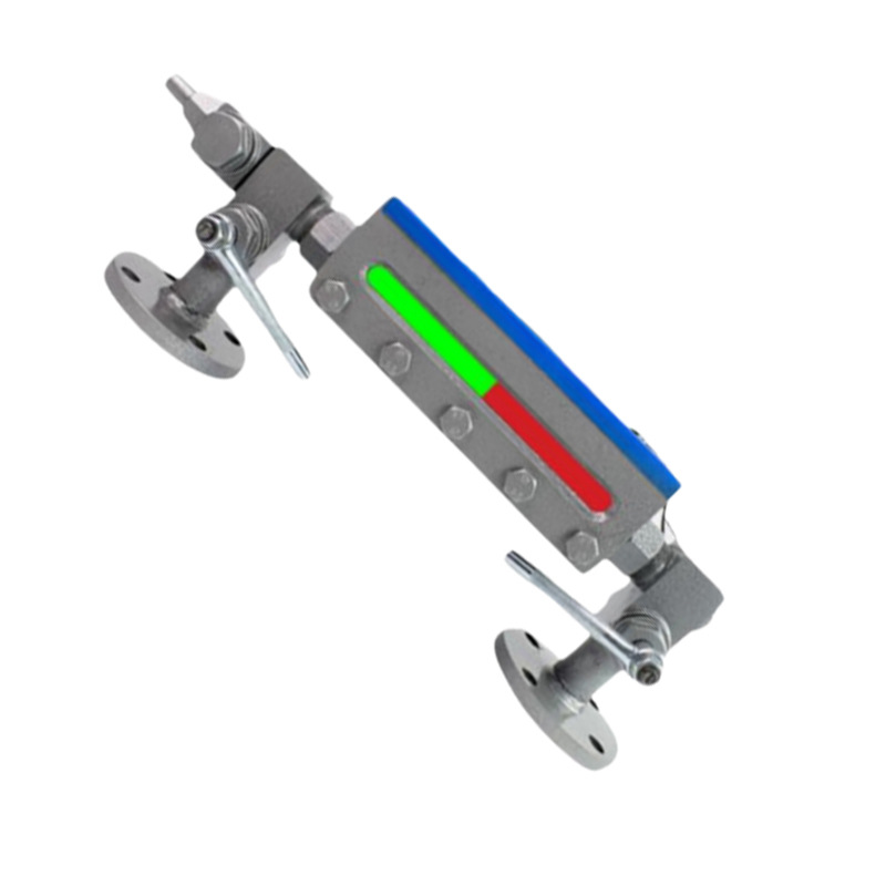 Manufacturer Supplies Two-Color Water Level Gauge with Transmissive and Reflective Flat Liquid Level Indicator, Steam Glass Plate Water Level Display, High Temperature Resistant