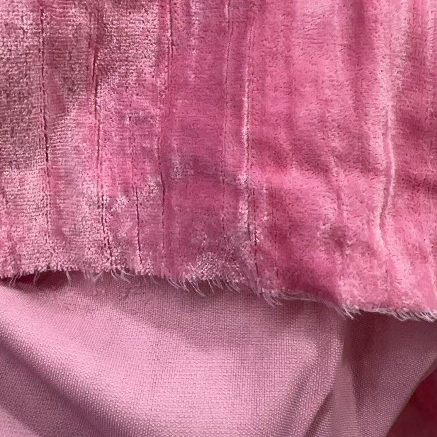 Woven Korean Velvet Straight Wrinkle Fabric for Cheongsam Dresses, Pants, Sofa Velvet Crepe Fabric for Clothing and Modern Bags