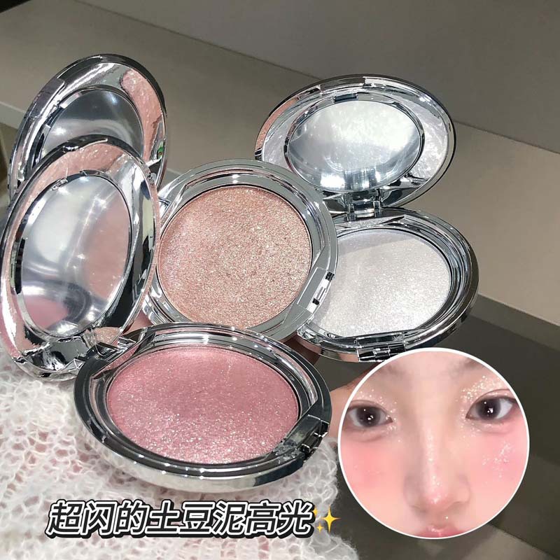kakashow Monochrome High Glow Cream Broken Diamond Clear Flash Pearlescent Fine Flash Three-dimensional Brightening Mashed Potato Cross-border Cosmetic