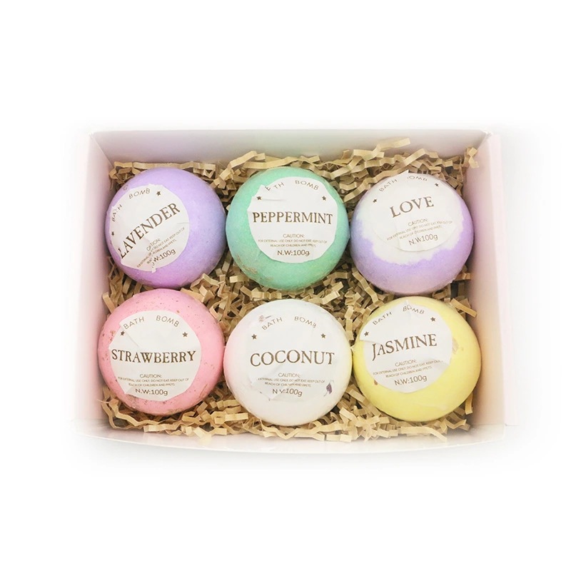 Cross-Border Dried Flower Mixed Color Bath Salt Ball Foot Bath Ball Mugwort Dried Flower Bubble Bath Ball Bath Supplies Foot Bath Pill Customization