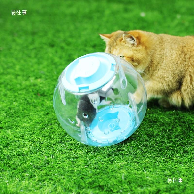 Hamster Bubble Ball Mouse Transparent Pet Toy Sports Ball Stand Golden Bear Squirrel Supplies Running Ball Rolling Ball