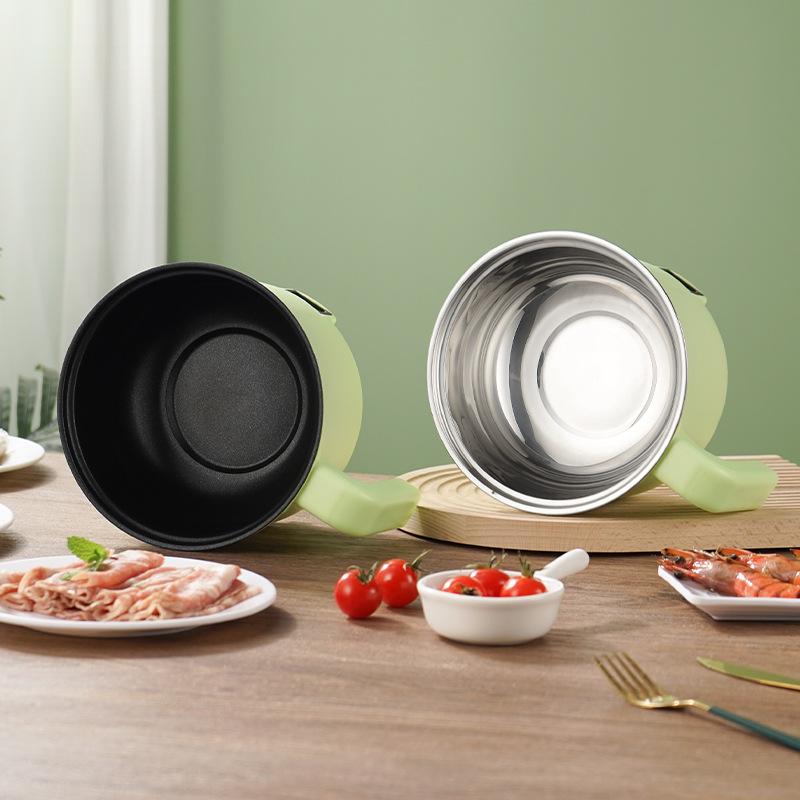 Mini Electric Cooking Pot Dormitory Student Dormitory Pot Multi-Functional Household Small Electric Hot Pot Dormitory Noodle Cooking Pot Electric Hot Pot