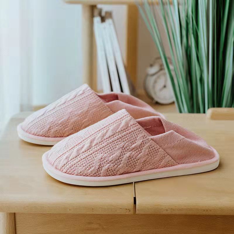 Spring extra-large size spring and autumn home blowing silent soft bottom cotton slippers before and after pregnancy spring and summer moon shoes during pregnancy