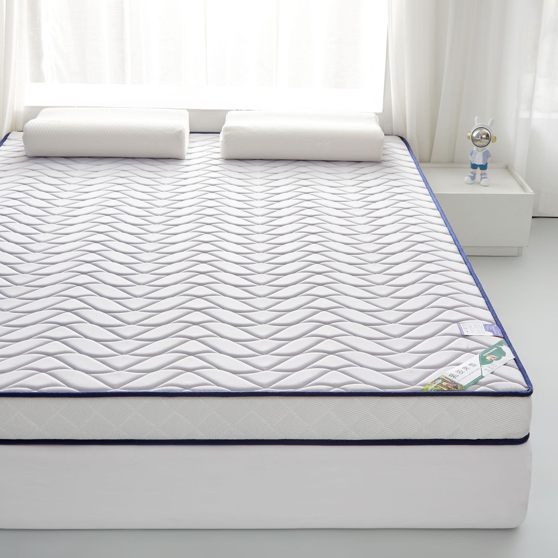 F Dormitory Floor Mat A-Grade Latex Mattress Pad Home Use Single and Double Tatami Thickened Student Soft Mat