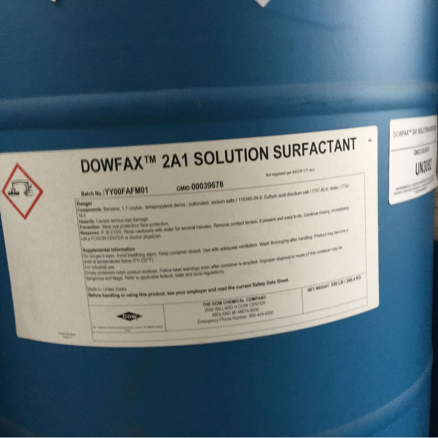 Supply of Dow's Twelve-Alane-Based Dibenether Sodium Diurine 2A13B2 Vaginal Ion Surface Active Agent Emulsifier