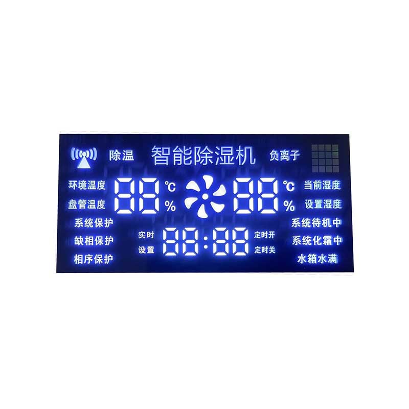 Led electronic screen manufacturers supply intelligent dehumidifier digital color screen display highlight segment screen boiler