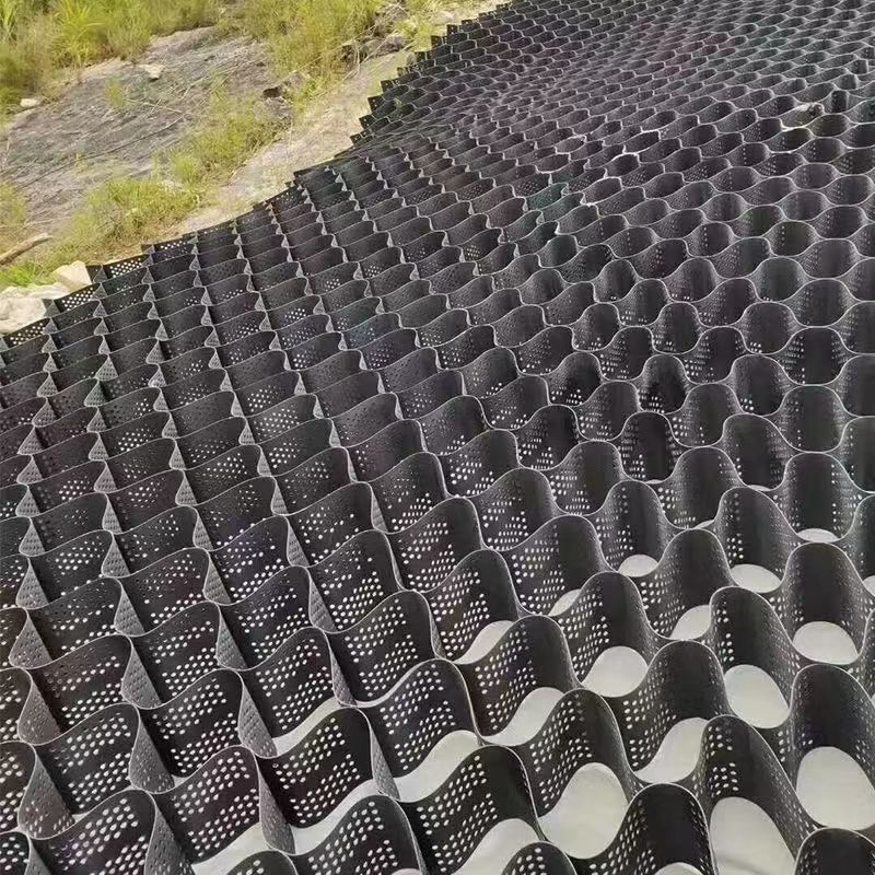Георешетка для защиты склона с дренажным отверстием, высокая прочность для озеленения