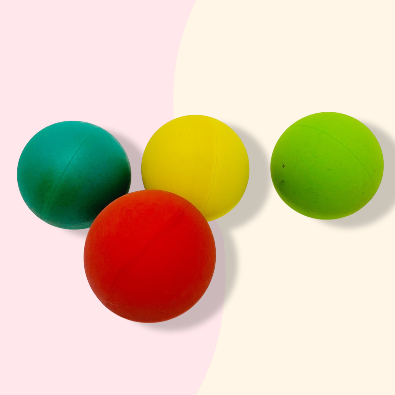 Rubber ball 5.5cm American Standard squash rubber hollow ball wall thickness 5MM high bounce massage sports handball