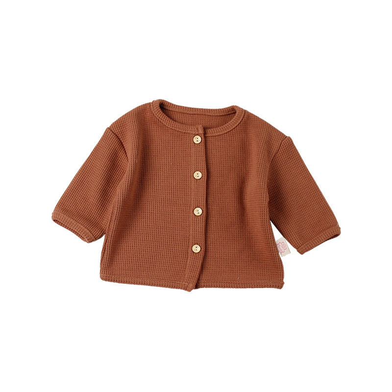 2021 Baby Autum Outwears for Men and Women, Korean Style Ins Spring and Autum Clothing for 0-1 Year Old Babies, Versatile Cardigans for Going Out