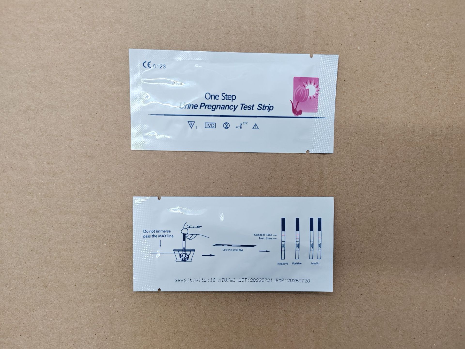English packaging pregnancy test strip, early pregnancy test strip, pregnancy test stick, pregnancy test strip, pregnancy test strip