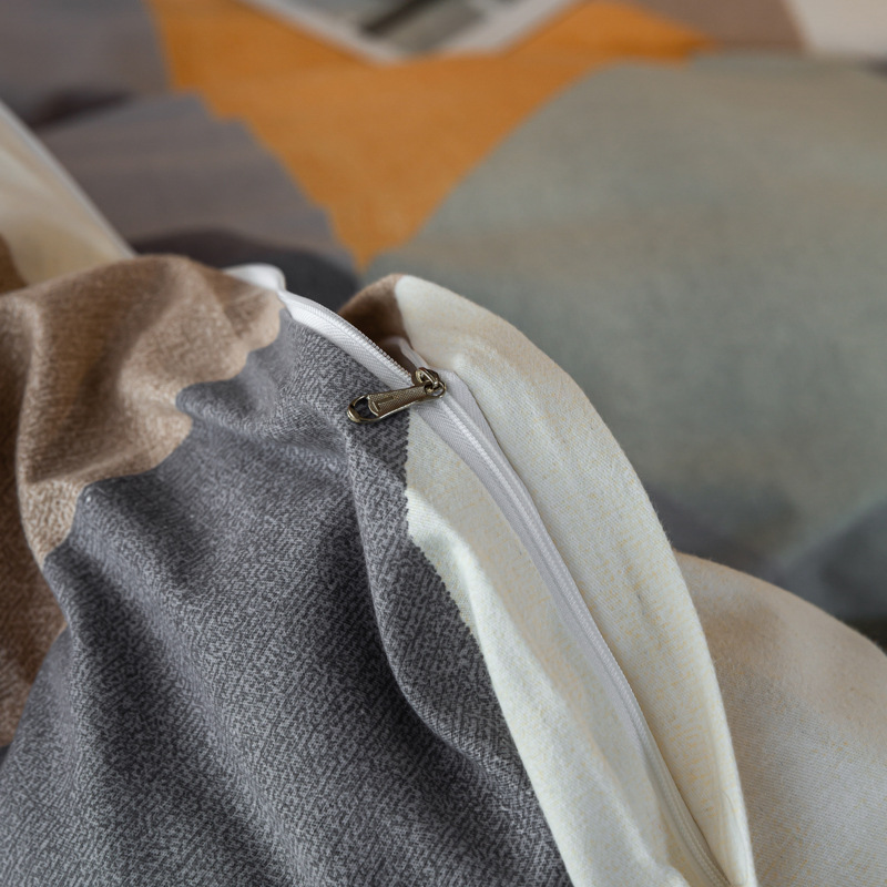 Cotton Sanding Quilt Cover Single Product Modern Simple Single Double Dormitory Thickened Quilt Cover Cotton Quilt Cover Single Piece Wholesale
