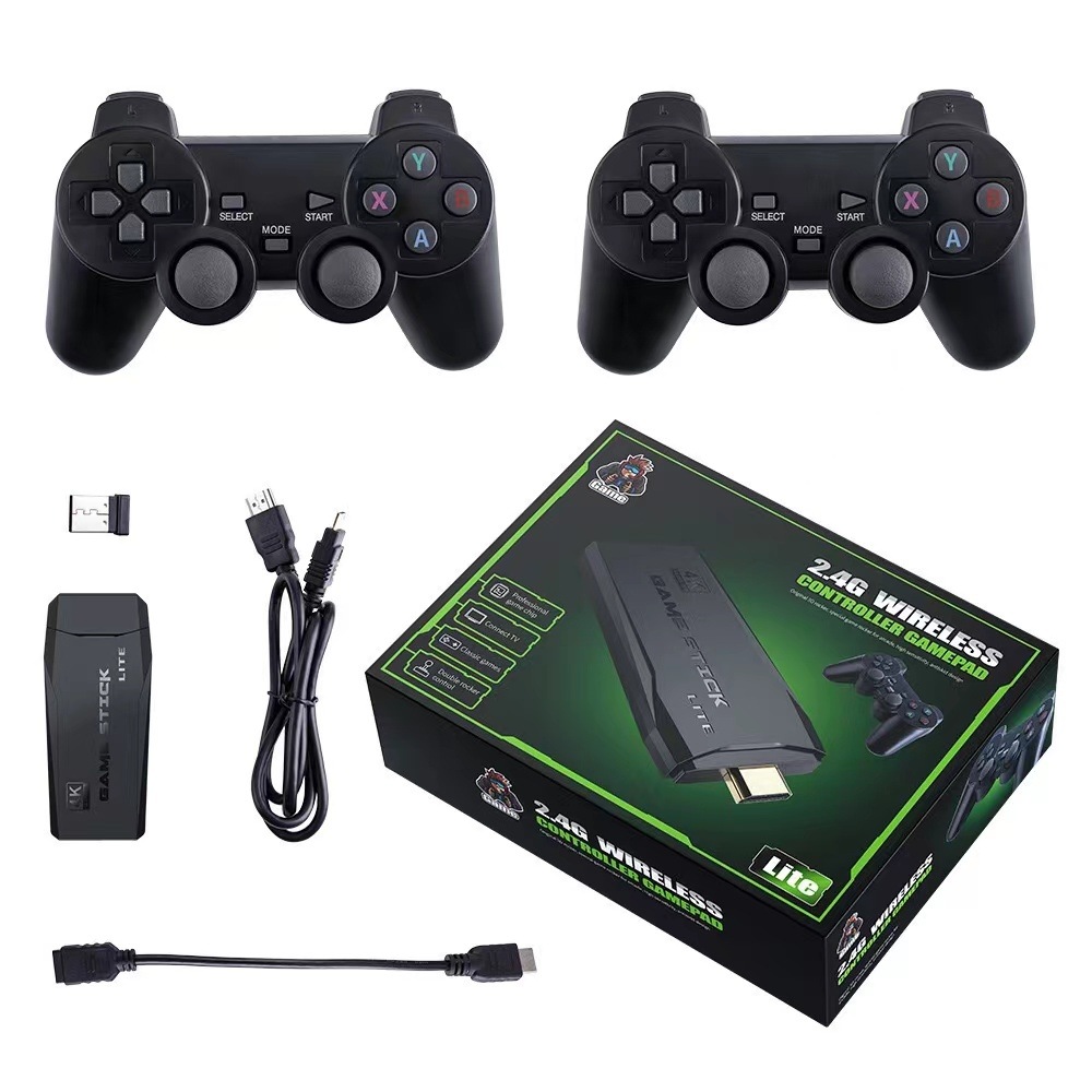 Cross-Border New 2.4g Double-Player Mini Game Console HDMI High-Definition Double-Player Classic Nostalgic M8 Game Console Small Package