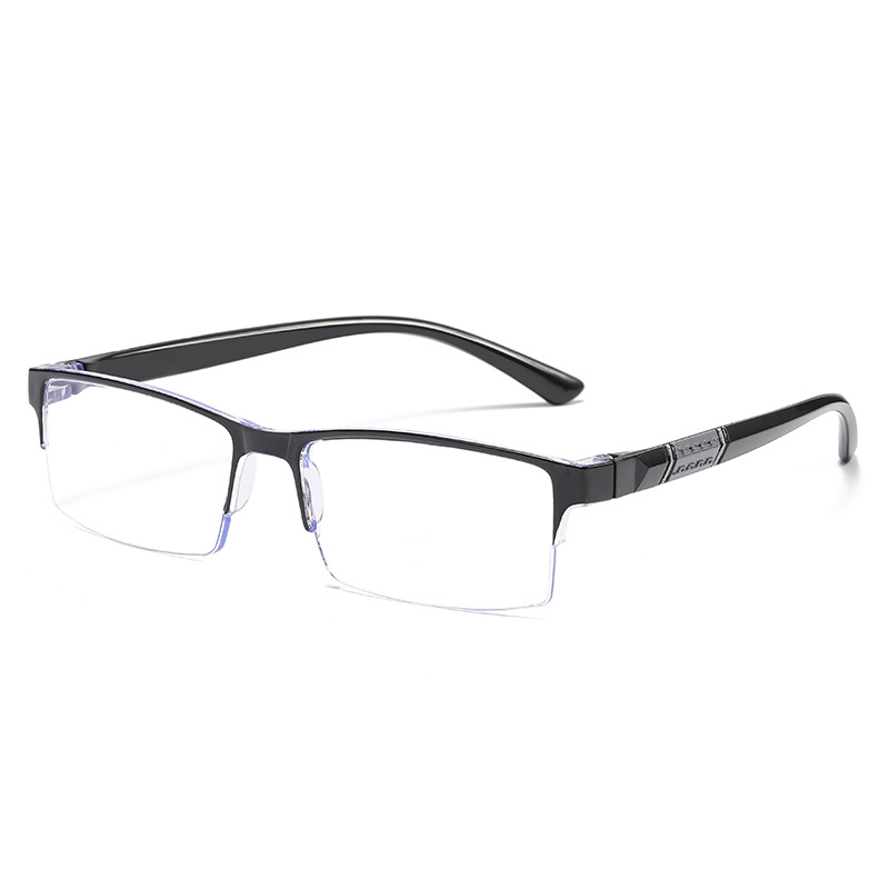New high-definition reading glasses anti-blue light ultra-light fashion high-end frameless business middle-aged and elderly reading glasses for men and women