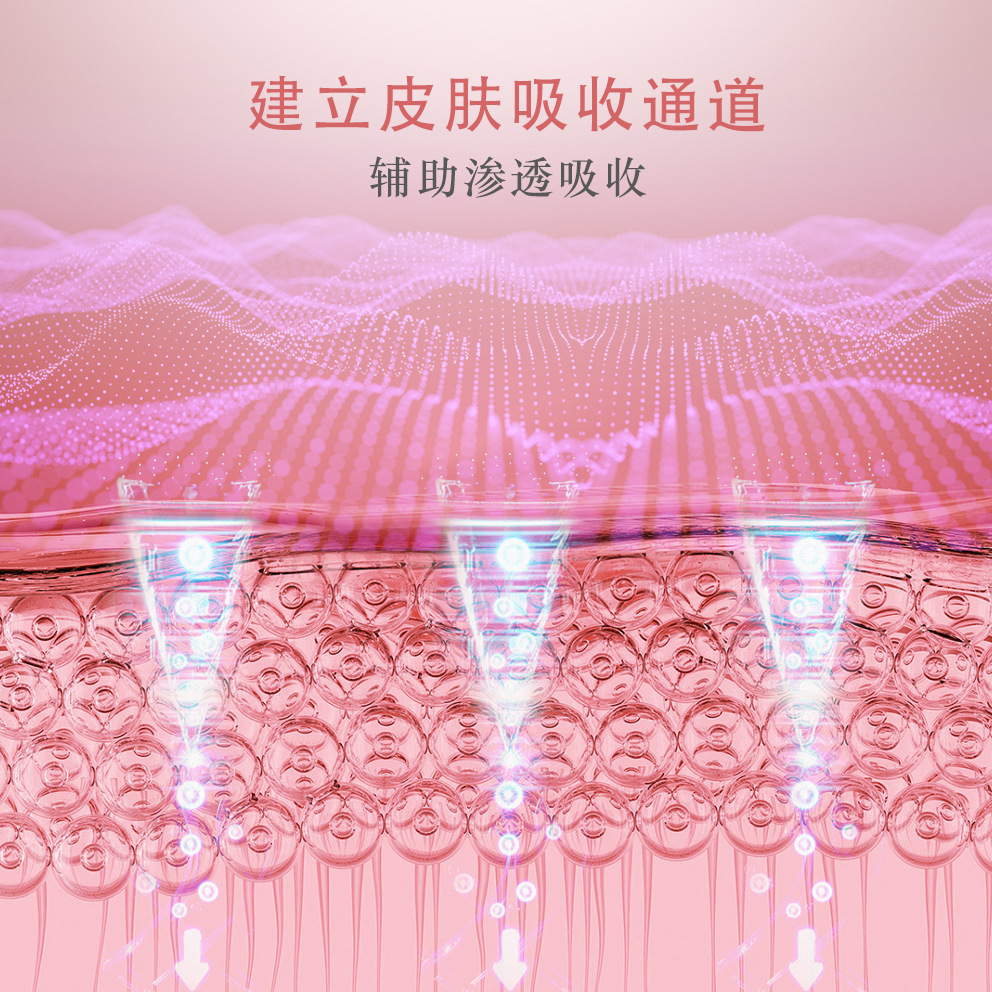 Mini Microcrystal Introduction Device, Microcrystal Skin Beauty Stamp, Nano Micro-Needle Freeze-Dried Powder Manual Introduction Home Beauty Device