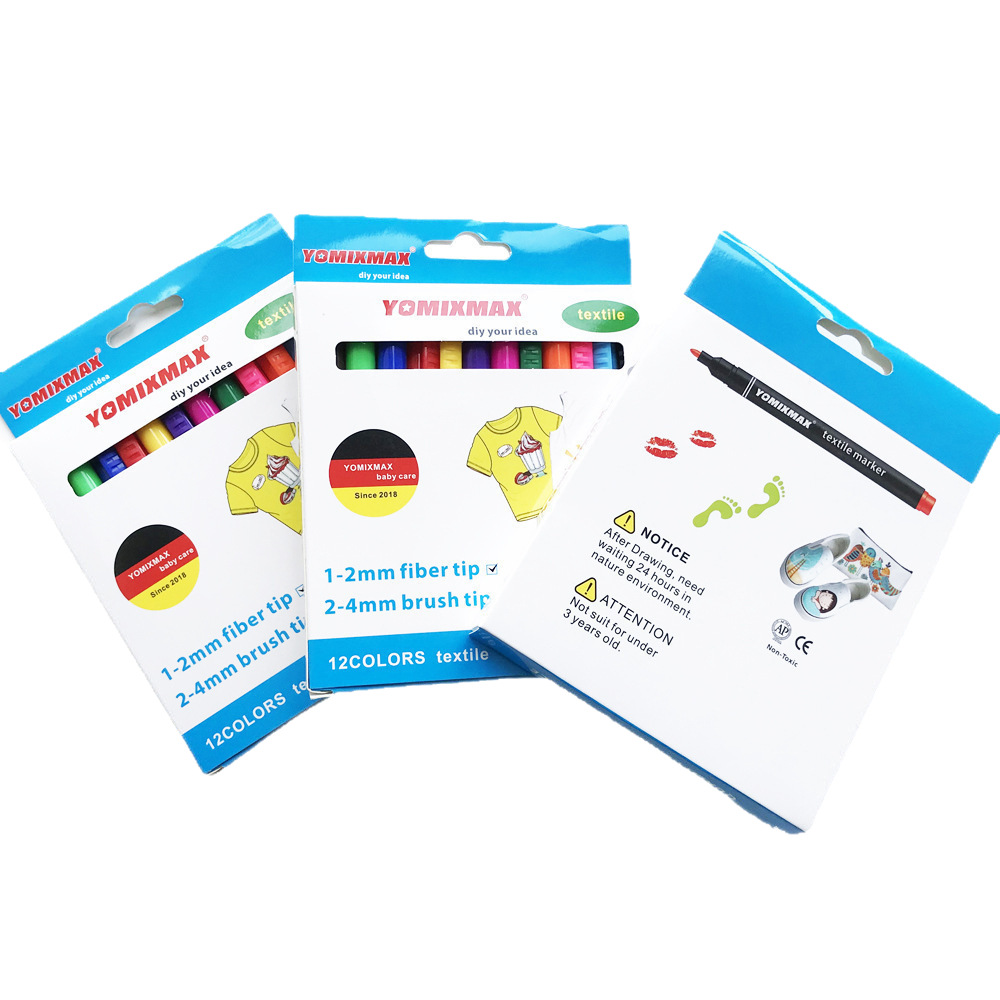 [October Promotion] Textile Markers Starting from 2 Pieces, No Ironing Required, Washable, Sold Individually