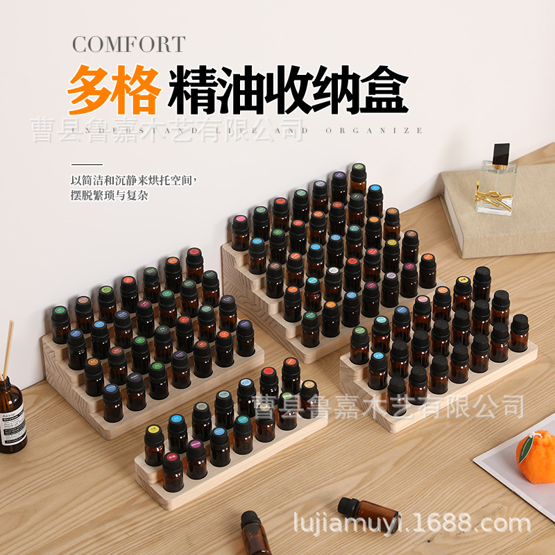 В наличии деревянная подставка для эфирных масел многоуровневая пористая подставка для хранения эфирных масел организатор подставка оптовая продажа