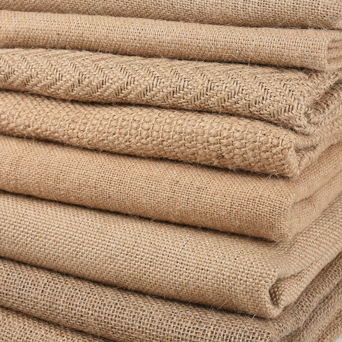 Source factory direct jute cloth bags handbag fabric photography background cloth retro jute tablecloth