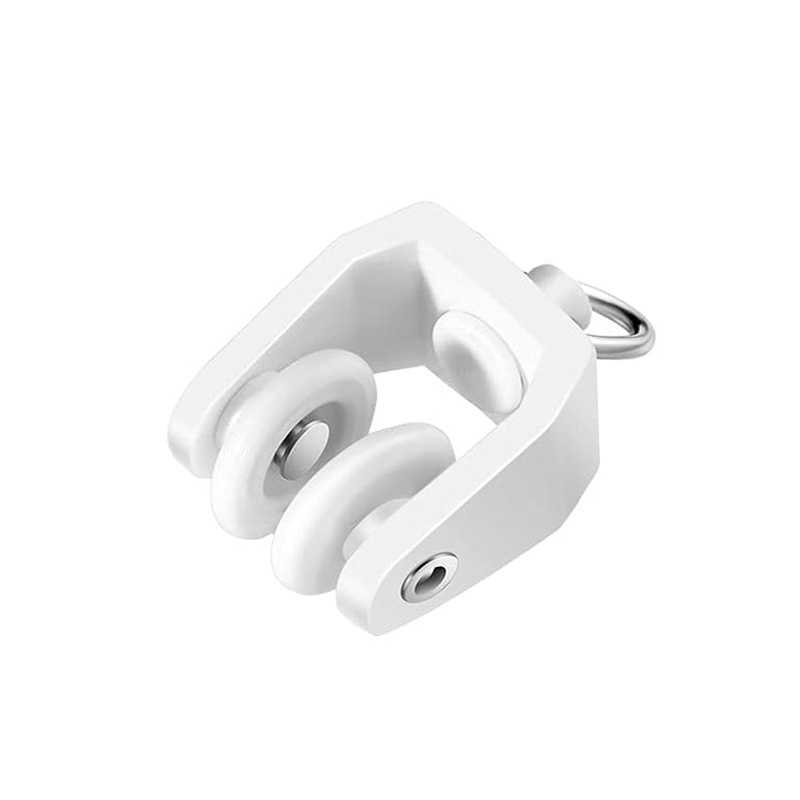 [Cross-border direct supply] Flexible steel curved rail pulley sliding curtain hanging wheel hook steel wheel curtain rail pulley accessories