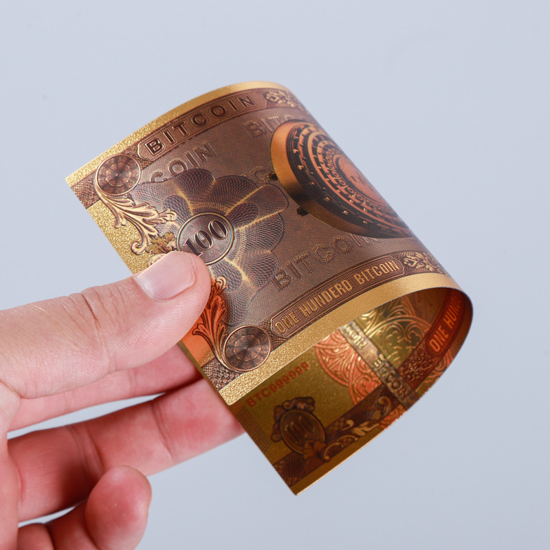 Gold Foil Commemorative Coin Pet Plastic Gold Foil Gold Banknote New Yen 800 Million Commemorative Banknote Japan Commemorative Coin