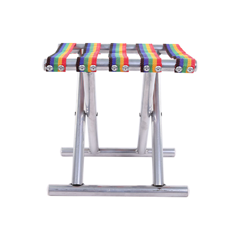 Outdoor portable Mazar military training folding small stool folding chair student dormitory college student Mazar stool manufacturers