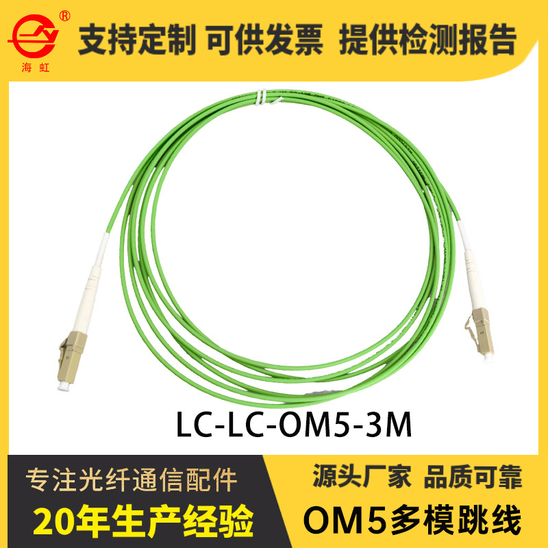 Инженерный телекоммуникационный класс LC-LC 10 гигабит многомодовый OM5 одноканальный двухъядерный оптоволоконный jumper двухъядерный дата-центр