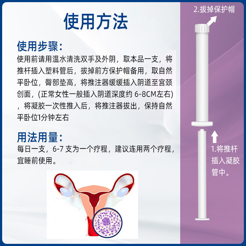 Customized Carbomer Gynecological Gel for Women's Private Parts, Sterile Cervical Gel, Oem 3G/Tube Gynecological Gel