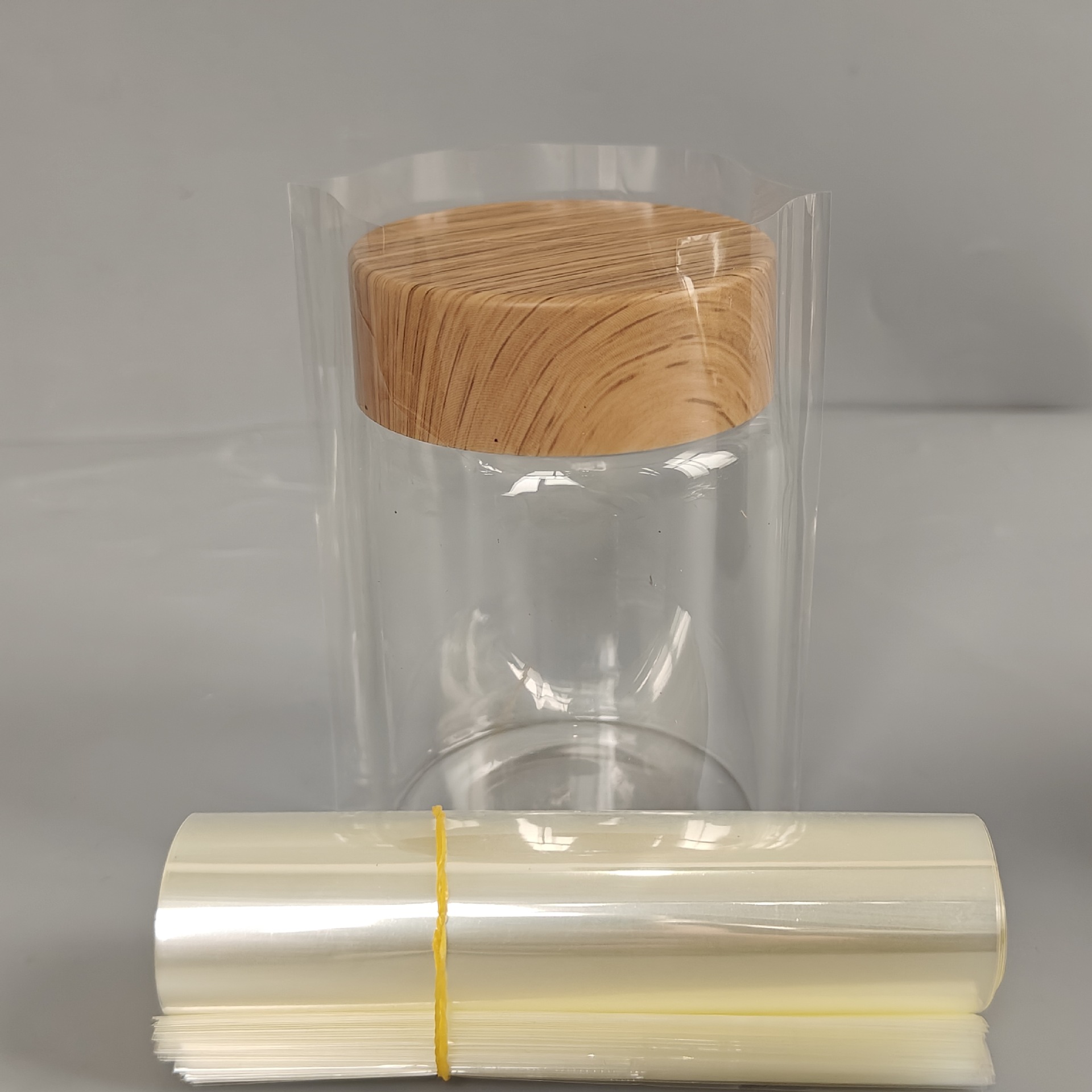 Bottle Mouth Heat Shrinkable Film PVC Plastic Bottle Mouth Various Bottle Heat Shrinkable Film Easy to Tear Line Bottle Mouth Heat Shrinkable Film