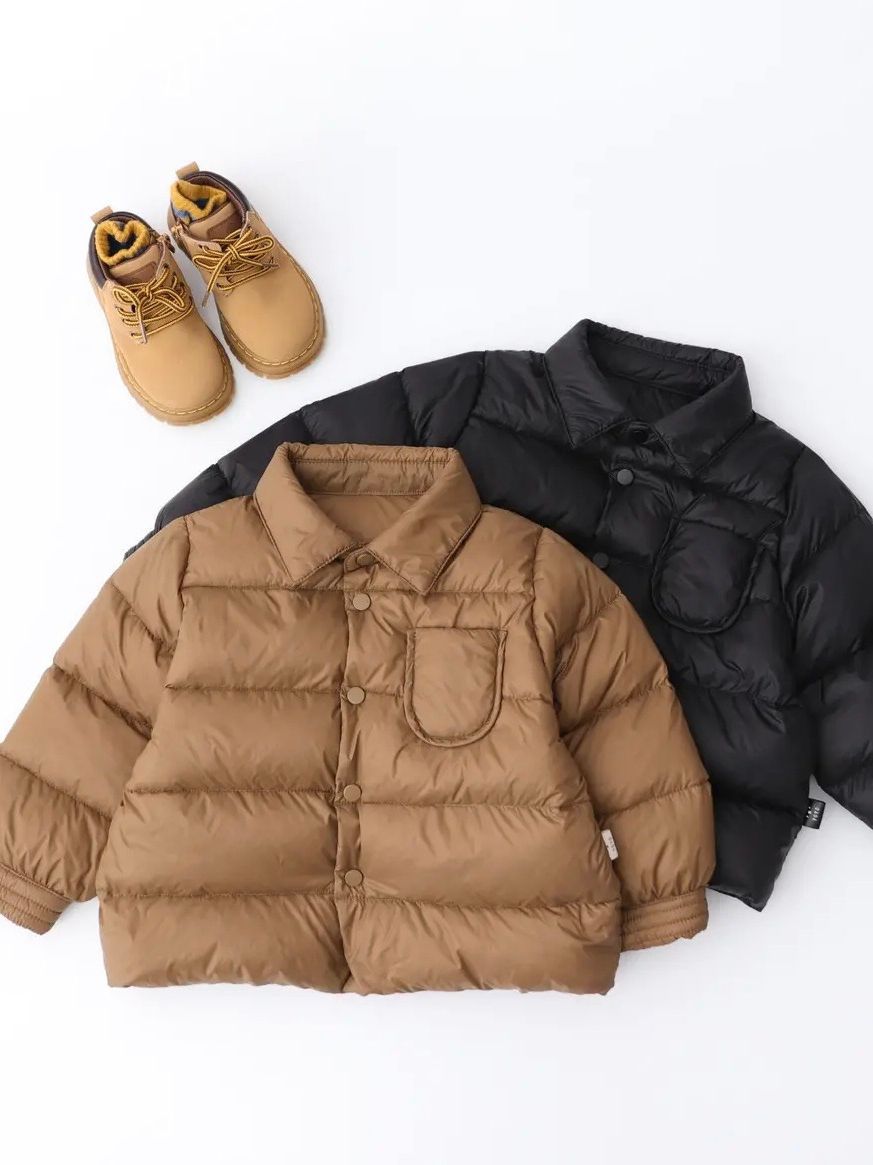 Children's down Jacket, Baby's Lightweight Baby Outer Clothing, Boys and Girls' Autumn and Winter Inner Liner, Thickeneded Kidsren's Winter Clothing
