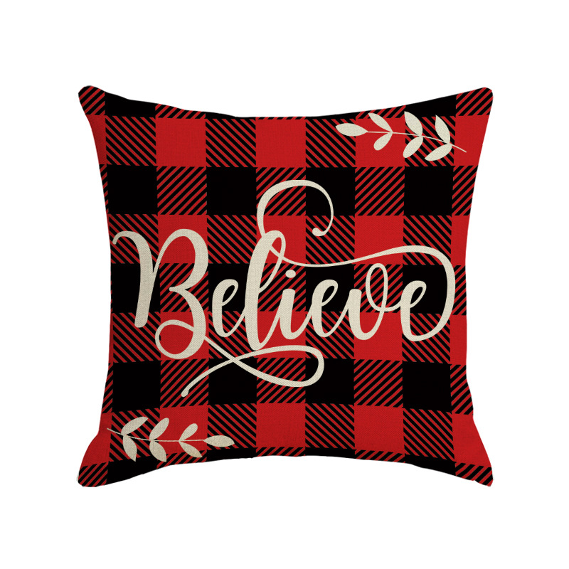 Amazon Sofa Pillow Customized Living Room Decoration Linen Cushion Breathable Pattern Logo Printed Pillow Cover Wholesale