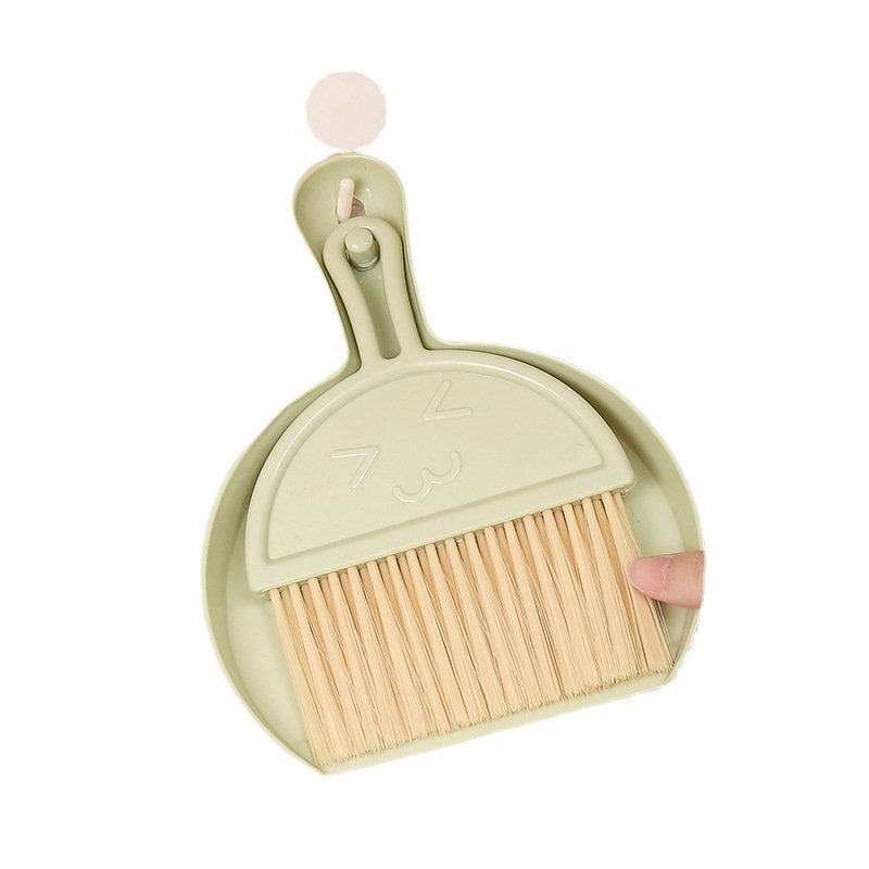 2937 Home Desktop Mini Broom Keyboard Cleaning Brush small size with Dustpan Small Broom suit Computer Sundries Brush
